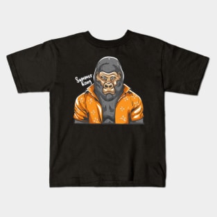 gorilla summer kong Kids T-Shirt